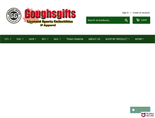 Tablet Screenshot of goughsgifts.com